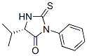 (S)-5-(1-methylethyl)-3-phenyl-2-thioxoimidazolidin-4-one  구조식 이미지