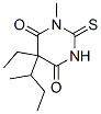 5-sec-Butyl-5-ethyl-1-methyl-2-thioxo-2,3-dihydropyrimidine-4,6(1H,5H)-dione 구조식 이미지