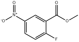 메틸2-플루오로-5-니트로벤조에이트 구조식 이미지