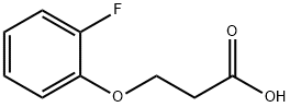 3-(2-FLUORO-PHENOXY)-PROPIONIC ACID 구조식 이미지