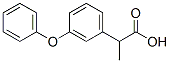 2-(3-phenoxyphenyl)propionic acid 구조식 이미지