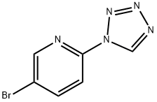 피리딘,5-브로모-2-(1H-TETRAZOL-1-YL)- 구조식 이미지