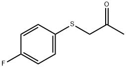 (4-FLUOROPHENYLTHIO)ACETONE Structure