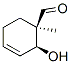 3-Cyclohexene-1-carboxaldehyde, 2-hydroxy-1-methyl-, (1R,2S)- (9CI) 구조식 이미지