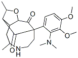 9-[2-(Dimethylamino)-3,4-dimethoxyphenyl]decahydro-2,5-dimethyl-3,9-methano-10H-furo[3,2-d]azonine-10,11-dione 구조식 이미지