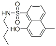 N-butyl-8-hydroxy-5-methylnaphthalene-1-sulphonamide  Structure