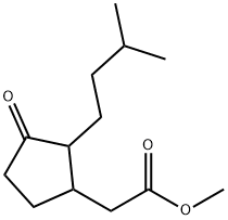 methyl 2-isopentyl-3-oxocyclopentaneacetate Structure