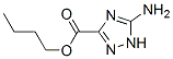 1H-1,2,4-Triazole-3-carboxylicacid,5-amino-,butylester(9CI) Structure