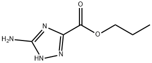 1H-1,2,4-Triazole-3-carboxylicacid,5-amino-,propylester(9CI) Structure