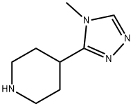 5-(PIPERIDIN-4-YL)-4-METHYL-4H-1,2,4-TRIAZOLE Structure