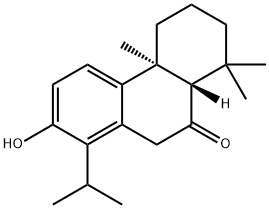 9(5H)-Phenanthrenone, 4b,6,7,8,8a,10-hexahydro-2-hydroxy-4b,8,8-trimethyl-1-(1-methylethyl)-, (4bS,8aS)- 구조식 이미지