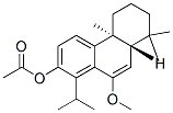 2-Phenanthrenol, 4b,5,6,7,8,8a-hexahydro-10-methoxy-4b,8,8-trimethyl-1-(1-methylethyl)-, acetate, (4bS,8aS)- Structure