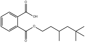 rac모노(3,5,5-트리메틸헥실)프탈레이트 구조식 이미지
