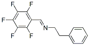 N-[(펜타플루오로페닐)메틸렌]벤젠에탄아민 구조식 이미지