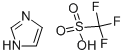 Imidazole trifluoromethanesulfonate salt Structure