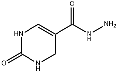 5-피리미딘카르복실산,1,2,3,4-테트라히드로-2-옥소-,히드라지드 구조식 이미지