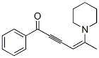 1-Phenyl-5-piperidino-4-hexen-2-yn-1-one 구조식 이미지