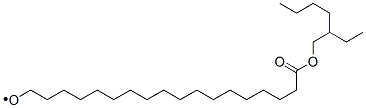 2-ethylhexyl epoxyoctadecanoate Structure