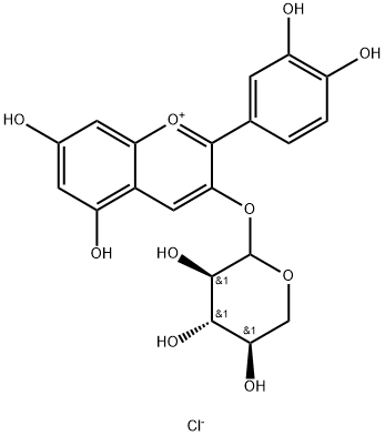 CYANIDIN-3-XYLOSIDE Structure