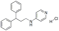 N-(3,3-diphenylpropyl)pyridin-4-amine monohydrochloride  Structure