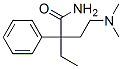 4-(디메틸아미노)-2-에틸-2-페닐부티르아미드 구조식 이미지