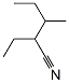 2-ethyl-3-methylvaleronitrile Structure