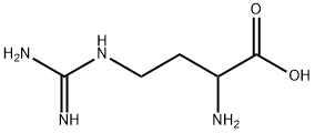 L-2-amino-4-guanidinobutyric acid hydrochloride 구조식 이미지