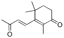 (E)-2,4,4-trimethyl-3-(3-oxo-1-butenyl)cyclohex-2-en-1-one 구조식 이미지