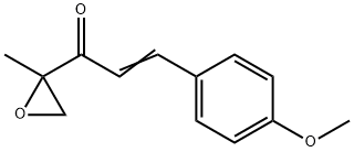 3-(4-METHOXYPHENYL)-1-(2-METHYLOXIRAN-2-YL)PROP-2-EN-1-ONE 구조식 이미지