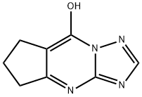 5H-Cyclopenta[d][1,2,4] triazolo[1,5-a]pyrimidin-8-ol,6,7-dihydro- 구조식 이미지