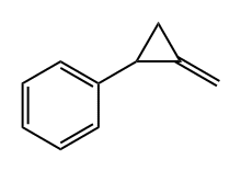 1-METHYLENE-2-PHENYLCYCLOPROPANE Structure