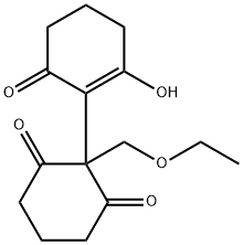 2-(Ethoxymethyl)-2-(2-hydroxy-6-oxo-1-cyclohexen-1-yl)-1,3-cyclohexanedione 구조식 이미지