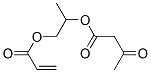 1-methyl-2-[(1-oxoallyl)oxy]ethyl acetoacetate Structure