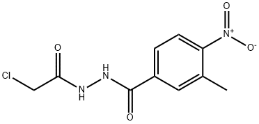 N'1-(2-CHLOROACETYL)-3-METHYL-4-NITROBENZENE-1-CARBOHYDRAZIDE Structure