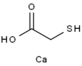 calcium sulphidoacetate Structure
