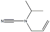 Cyanamide, (1-methylethyl)-2-propenyl- (9CI) Structure