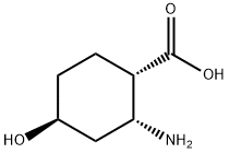 Cyclohexanecarboxylic acid, 2-amino-4-hydroxy-, (1S,2R,4S)- (9CI) Structure