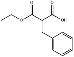 2-BENZYL-MALONIC ACID MONOETHYL ESTER Structure