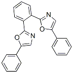 2,2'-(페닐렌)비스[5-페닐옥사졸] 구조식 이미지