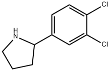 2-(3,4-DICHLOROPHENYL)PYRROLIDINE 구조식 이미지