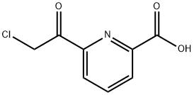 2-Pyridinecarboxylic acid, 6-(chloroacetyl)- (9CI) Structure