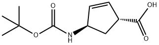 298716-03-7 (1R,4R)-4-(tert-butoxycarbonylamino)cyclopent-2-enecarboxylic  acid
