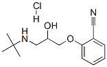 (±)-2-[3-[(tert-butyl)amino]-2-hydroxypropoxy]benzonitrile monohydrochloride 구조식 이미지