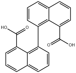 1,1'-binaphthyl-8,8'-dicarboxylic acid Structure