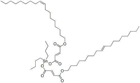 (Z)-octadec-9-enyl (all-Z)-6,6-dibutyl-4,8,11-trioxo-5,7,12-trioxa-6-stannatriaconta-2,9,21-trienoate 구조식 이미지