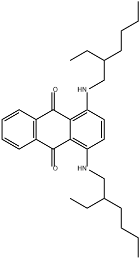 1,4-bis[(2-ethylhexyl)amino]anthraquinone Structure