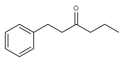 1-Phenylhexan-3-one 구조식 이미지
