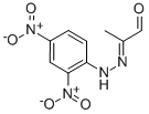 2-[2,4-디니트로페닐하이드라존]피루발데하이드 구조식 이미지