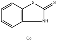 벤조티아졸-2(3H)-티온,코발트(2+)염 구조식 이미지