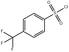 4-(Trifluoromethyl)benzene-1-sulfonyl chloride 구조식 이미지